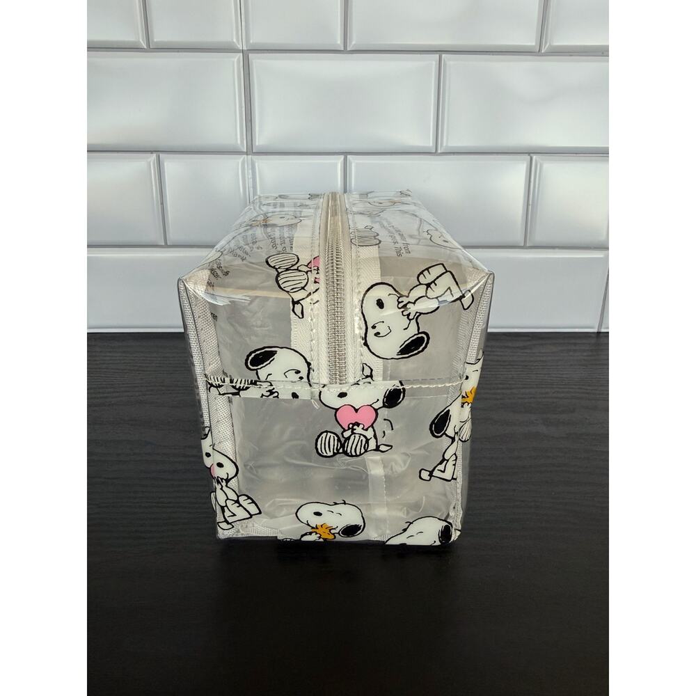 Peanuts x Primark Snoopy & Woodstock Clear Makeup Bag – NWT - Picture 8 of 8